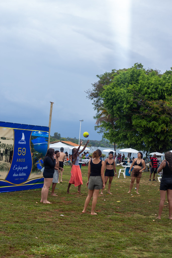 Atividade esportiva durante a celebração