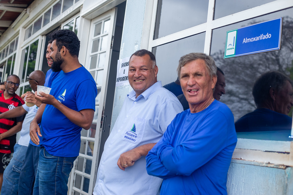 Equipe da Assefe durante o aniversário