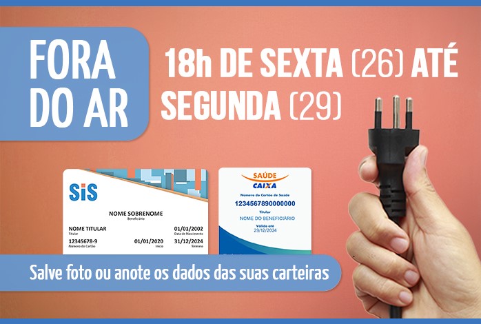 O Senado fará a atualização de vários bancos de dados neste final de semana.